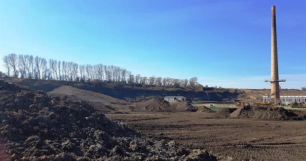 The Saxon Pit waste site at Whittlesey