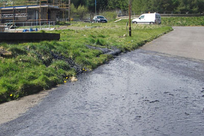 Sewage overflow into the Rotten Calder river (credit: Fish Legal)