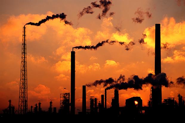 Shell, BP and Rio Tinto are among the firms pledging to reduce their emissions to net zero. Photograph: Frans Lemmens/Getty Images