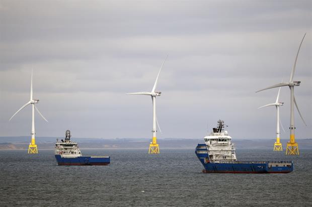 References to offshore wind have been greatly expanded in the new energy NPSs. Photograph: Jeff J Mitchell / Getty Images