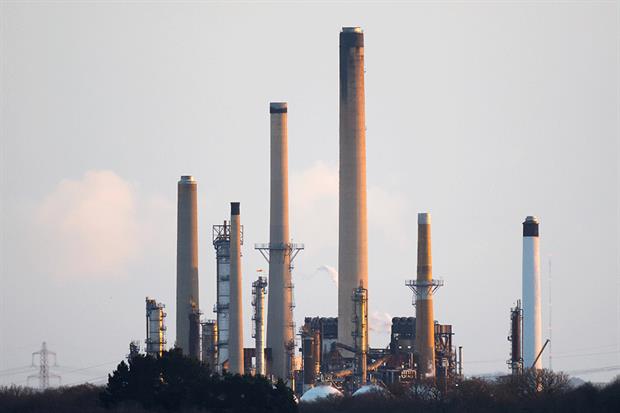 Fawley refinery: pipeline will run from facility near Southampton to Esso’s West London Terminal Storage Facility in Hounslow (Photograph: Matthew Horwood/Getty Images)