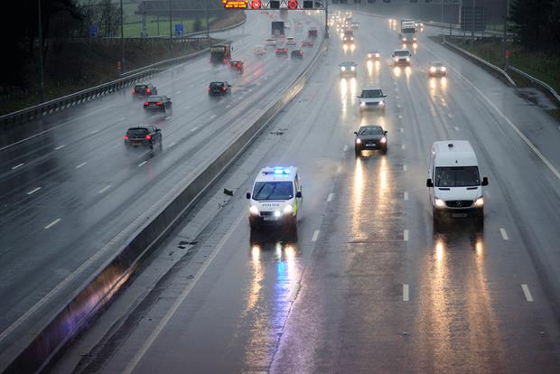 Runoff entering rivers from highway outfalls can contain pollutants in concentrations many times over the legal limit. Photoraph: Photofusion/Getty Images