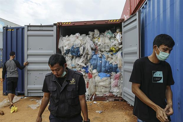 Countries like Malaysia have banned imports of plastic waste. Photograph: Getty /ANDARU