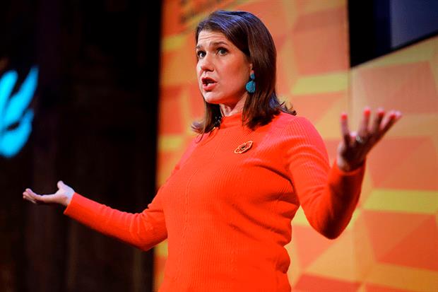 Is Swinson green at heart? Photograph: Tolga Akmen/AF/Getty Images
