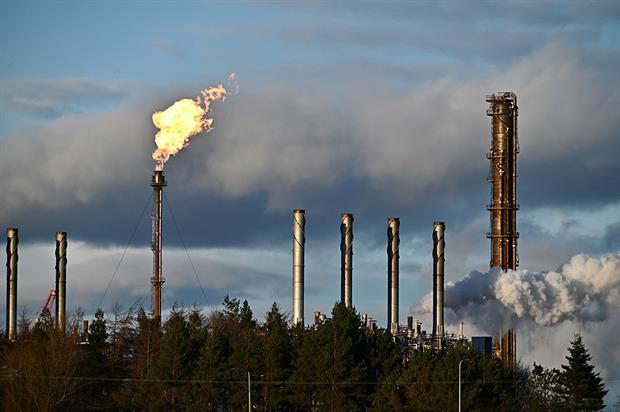 Mossmorran: Operations restarted in March after months of closure. Photograph: Ken Jack/Getty Images