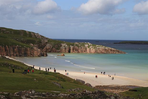 Just 34% of Scotland's beached were classified as 'excellent'. Photograph: Sergiusz Pawlowski/EyeEm/Getty Images