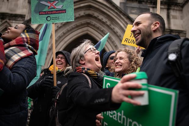 Heathrow ruling: landmark ruling was handed down in February 2020 (Photograph: Leon Neal/Getty Images)