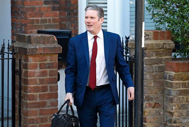 Keir Starmer was elected Labour Party leader by a signifcant majority of members and associated supporters. Photograph: Hollie Adams/Getty Images