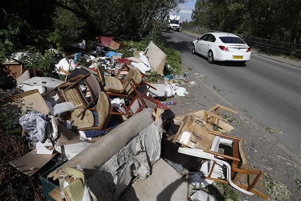 Organised waste crime in on the increase. Photograph: Adrian Dennis/Getty Images