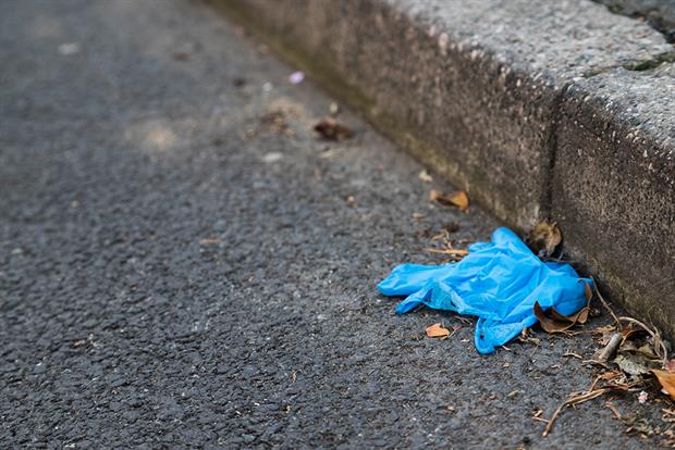 A global increase in the production of Personal Protective Equipment is contributing to the rise of single-use plastics. Photograph: Getty Images