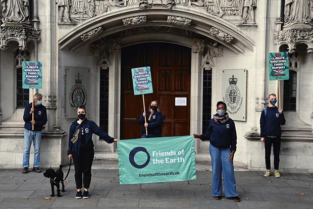 Supreme Court: a challenge to Heathrow expansion was heard in October. Photograph: Daniel Leal-Olivas/Getty Images