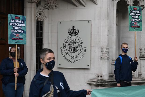 Campaigners argue that the government developed the ANPS on the basis of flawed legal advice (Photograph: Daniel Leal-Olivas/Getty Images)