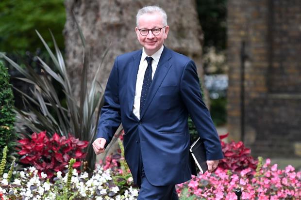 Gove replaces Jenrick as housing secretary. Photograph: Daniel Leal-Oliva/AFP/Getty Images
