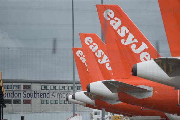 Easyjet received a £600m low-interest loan from the Bank of England, without climate terms. Photograph: John Keeble / Getty Images