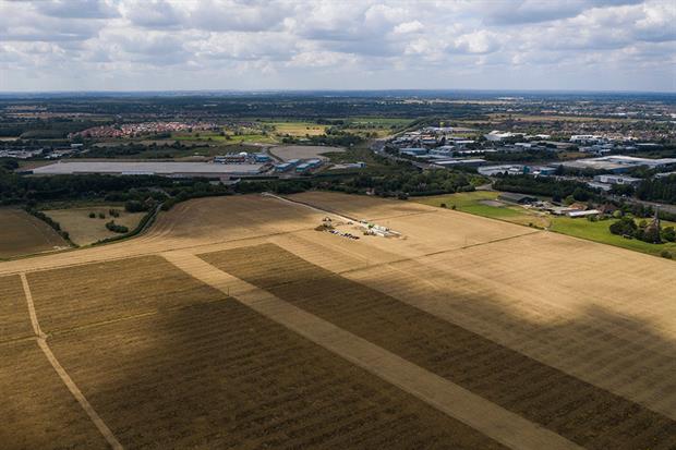 This site in Kent is now being turned into a giant lorry park. Photograph: Dan Kitwood/Getty Images