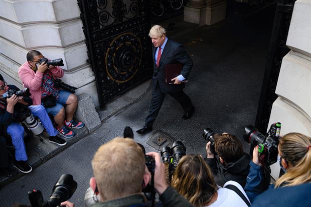 'Extinction is forever – so our action must be immediate': Boris Johnson at the UN’s Leaders Pledge for Nature event. Photograph: Leon Neal/Getty Images