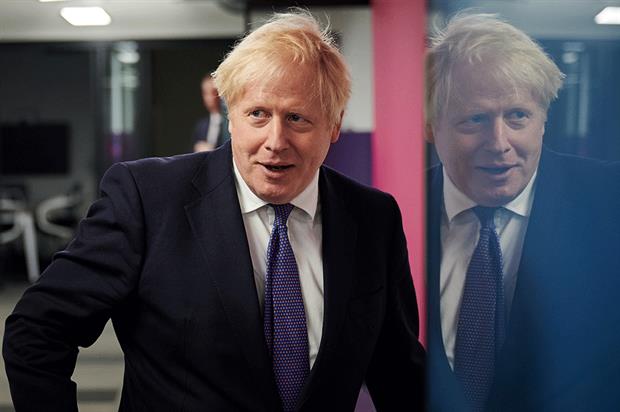 Boris Johnson visited the headquarters of start up clean tech firm Octopus Energy on yesterday in a bid to promote green jobs' and innovation. Photograph: Leon Neal/Getty Images