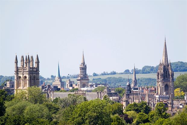 The government hopes to improve the connection between Oxford (pictured) and Cambridge creating ‘the UK's fastest growing economic region’ Photograph: Stocknshares/Getty Images