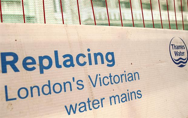 Thames Water faced a massive penalty for not properly managing compliance with its leakage target. Photograph: John D McHugh/Getty Images