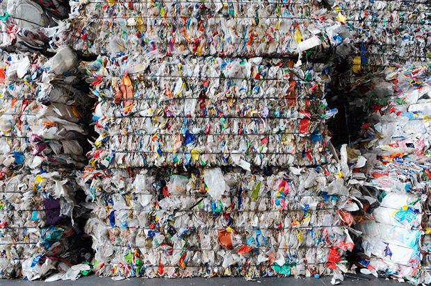 Last year, 691,993 tonnes of plastic packaging waste were exported, 42,431t more than in 2018, according to Environment Agency (EA). Photograph: Laura Lezza/Getty Images
