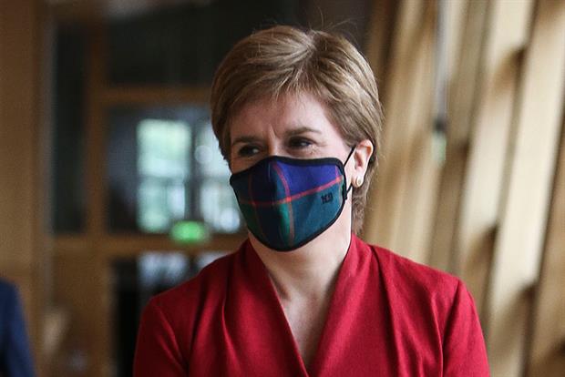 The leaked notes say there is a risk that the Scottish leader could “hijack” COP26. Photograph: Getty Images