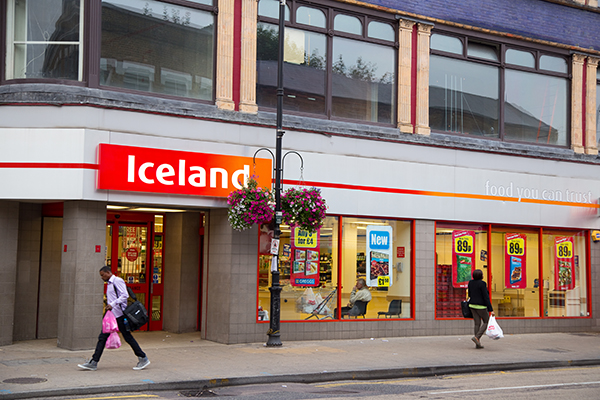 Iceland supermarket