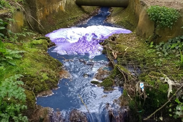 River Yeo ink pollution