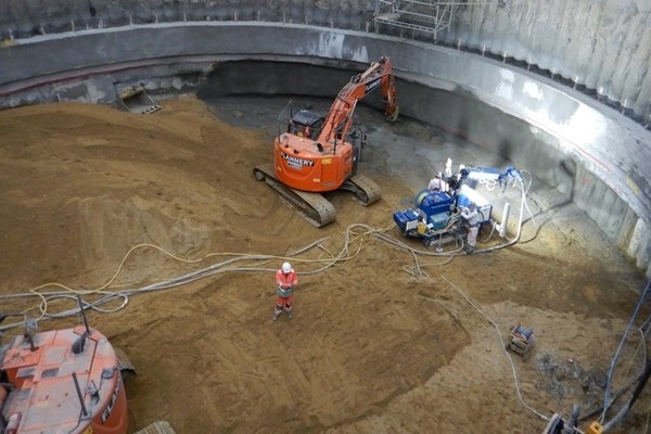 Kirtling Street excavation