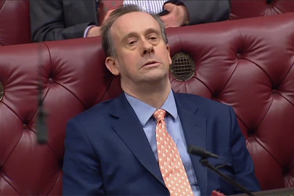 Lord Callanan sitting in the House of Lords