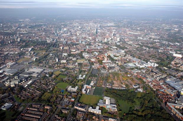 Manchester from the air