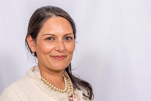 Home secretary Priti Patel has attacked an Environment Agency opinion on an environmental permit. Photograph: Jay Allen/Crown Copyright