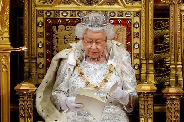 The Queen's speech included plans for legally binding environmental improvement targets. Photograph: WPA Pool/Getty Images