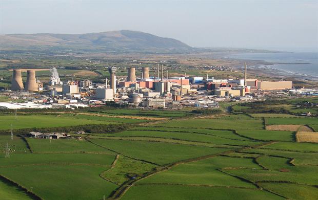 Sellafield nuclear fuel reprocessing plant