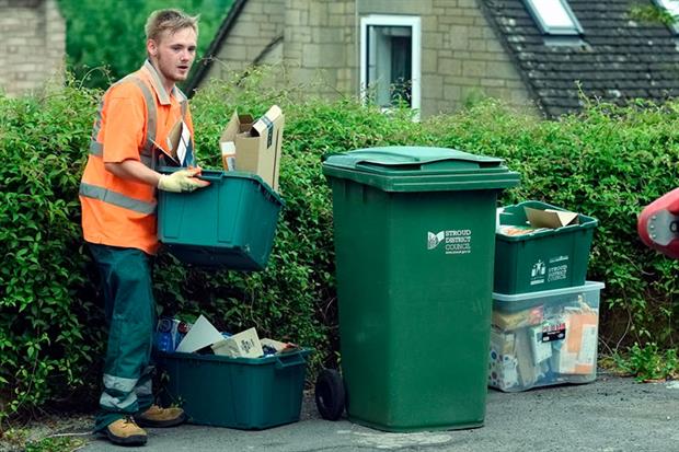 Stroud District Council increased its recycling rate by 29.7 points in two years
