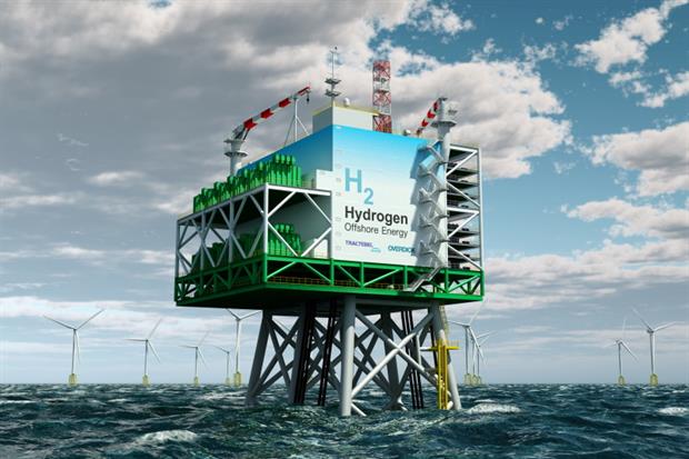 Tractebel Overdick, a branch of Engie, has plans to produce green hydrogen at sea. Image: Tractebel/Engie