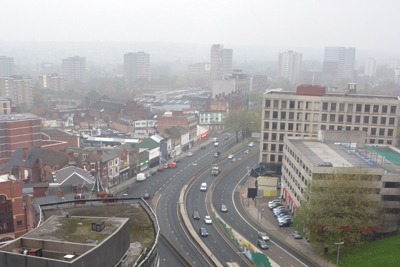 Smog over Birmingham