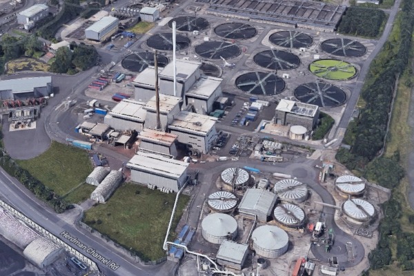 Veolia Water's sewage sludge incinerators in Belfast