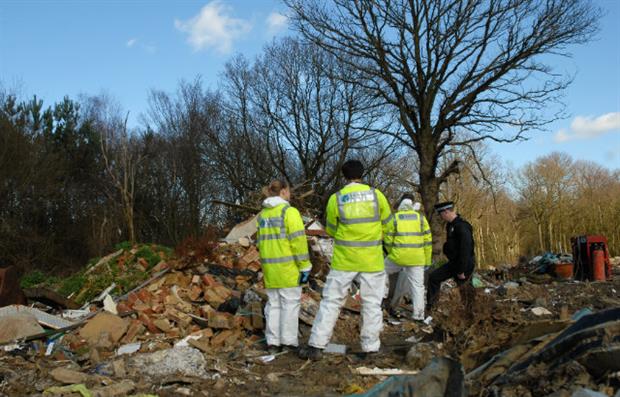The EA could make use of the new powers in its fight against waste crime. Photograph: EA