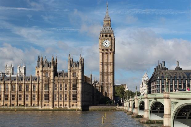 The Houses of Parliament.