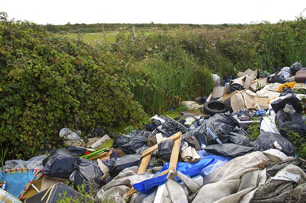 The misdescription of waste is perceived to be the most prevalent waste crime type, followed by the operation of illegal waste sites. Robert Brook, Getty