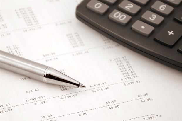 Calculator and financial information