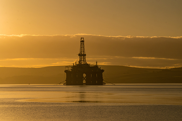 Offshore oil rig