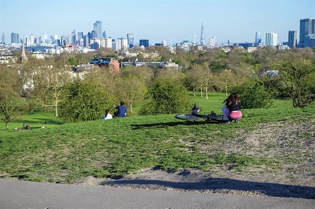 Primrose Hill: urban greening is one of the objectives of the new London Plan. Photograph: Ollie Millington/Getty Images