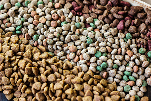 Dried pet food