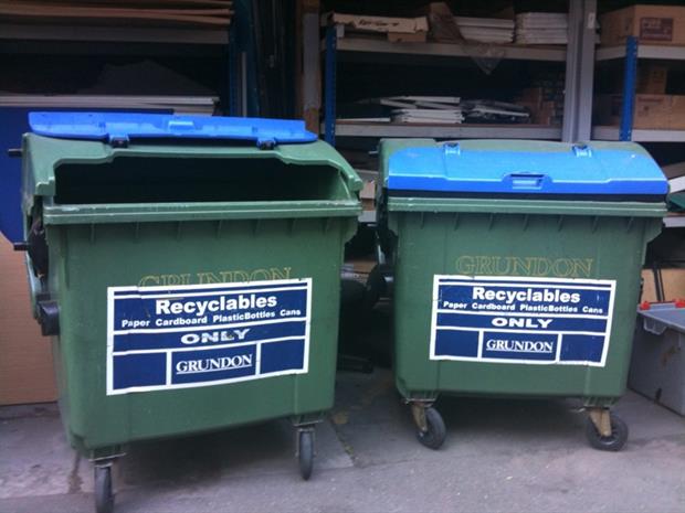 Recycling bins