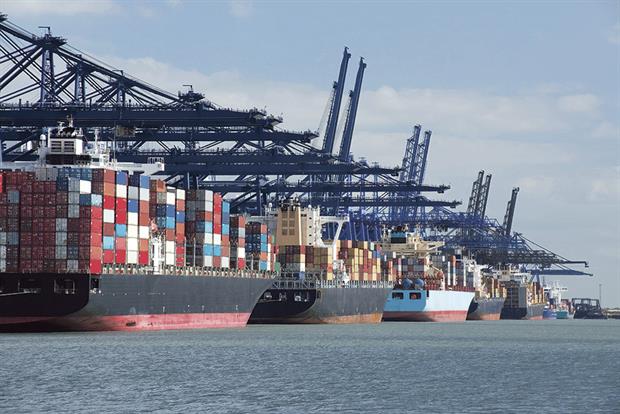Felixstowe: The European Green Deal could bring shipping into the EU ETS. Photograph: John Lamb/Getty Images
