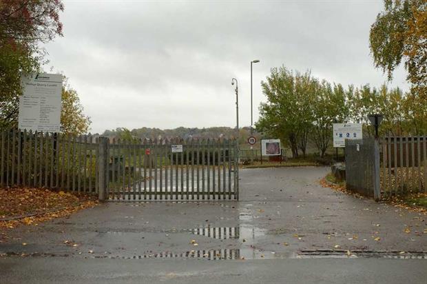 The entrance to the Walleys Quarry landfill site (cc-by-sa/2.0 - © Jonathan Hutchins - geograph.org.uk/p/4713707)