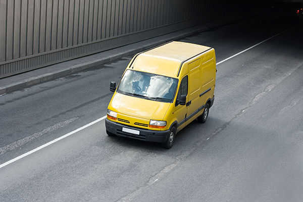 Yellow van