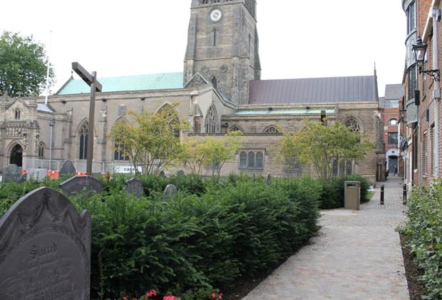 The Cathedral Gardens project designed by Gillespies and LDA Architects