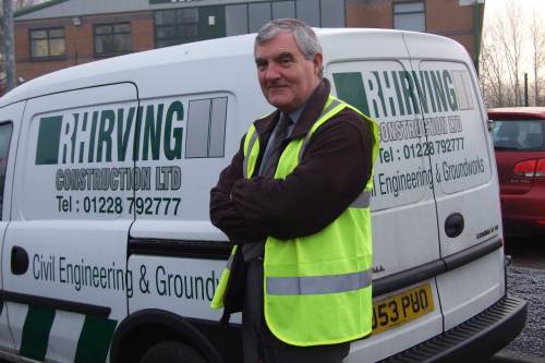 Tom Quinn of RH Irving Construction - image: RH Irving Construction